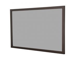 21 Cosmopolitan Dresser Mirror in Pebble Grain Taupe/Umber