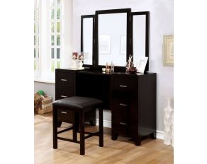 Enrico Vanity Set in Espresso