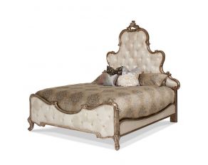 Platine de Royale Queen Panel Bed in Antique Platinum