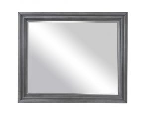 Caraway Landscape Mirror in Aged Slate