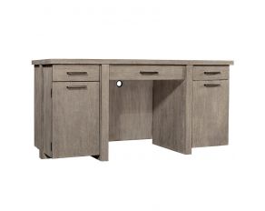 Platinum Credenza in Gray Linen Finish