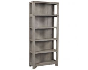 Reeds Farm Open Bookcase in Weathered Grey