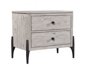 Zane 2 Drawer Nightstand in Parchment