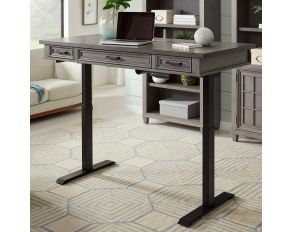 Caraway 60 Inch Lift Top Desk in Aged Slate