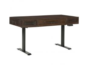 Zander Lift Desk in Umber