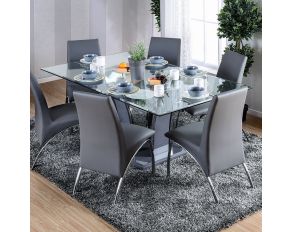 Furniture of America Glenview I Dining Table, Gray