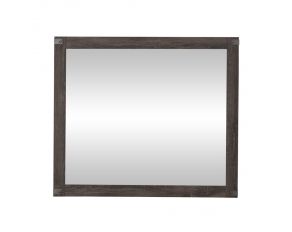 Lakeside Haven Landscape Mirror in Brownstone Finish