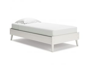 Aprilyn Twin Platform Bed in White