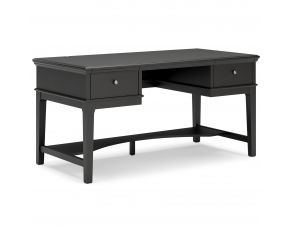 Beckincreek 60 Inch Home Office Desk in Black