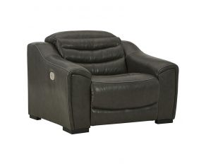 Center Line Power Recliner in Dark Gray