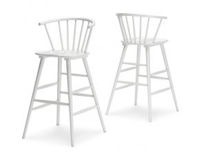 Grannen Bar Height Stool in White