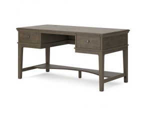 Janismore Home Office Storage Leg Desk in Weathered Gray