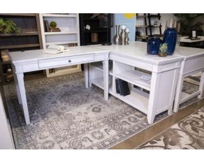 Kanwyn Home Office Small Leg Desk in Whitewash