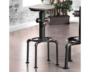 Furniture of America Foskey Bar Stool in Antique Black - Set of 2