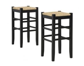 Mirimyn Bar Height Bar Stool in Black