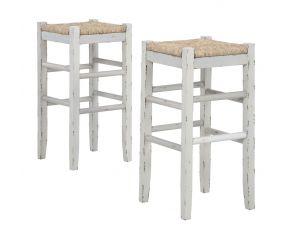 Mirimyn Bar Height Bar Stool in White