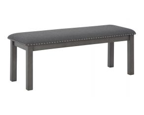 Myshanna Dining Bench in Two-tone Gray