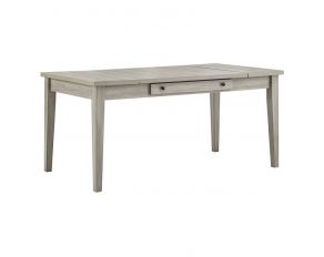 Parellen Dining Table with Drawer in Gray