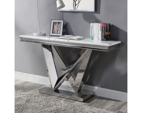 Villarsglane Sofa Table in Chrome