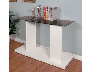 Mannedorf Sofa Table in Black and White