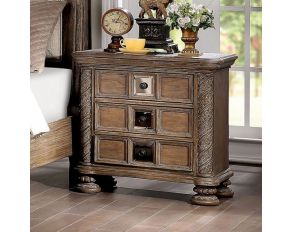 Timandra Night Stand in Rustic Natural Tone