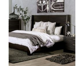 Laurentian Eastern King Bed in Dark Walnut