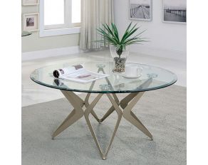 Alvise Coffee Table in Champagne