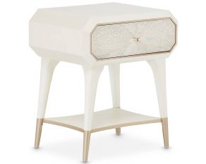 La Rachelle 1 Drawer Nightstand in Medium Champagne