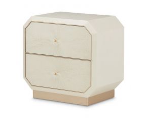 La Rachelle 2 Drawers Nightstand in Medium Champagne