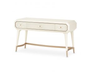 La Rachelle Vanity Desk in Medium Champagne