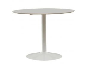 Lowry Round Dining Table in White