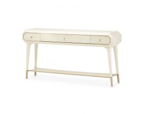 La Rachelle Console Table in Medium Champagne