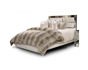 Montreal Queen Upholstered Bed in White