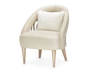 La Rachelle Flame Chair Gold Rush in Medium Champagne