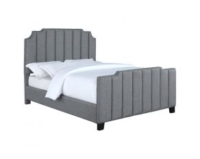 Fiona Queen Bed in Light Grey