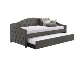 Sadie Twin Daybed with Trundle in Grey