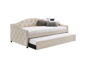 Sadie Twin Daybed with Trundle in Taupe