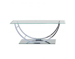 U-Shaped Coffee Table in Chrome