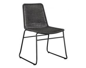 Aviano Dining Chair in Brown and Sandy Black