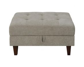 Barton Storage Ottoman in Toast Brown