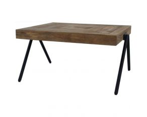 Rectangular Coffee Table in Natural Black