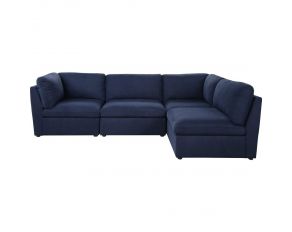 Crosby Sectional Sofa in Blue