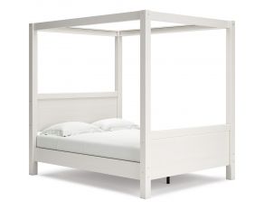 Aprilyn Queen Canopy Bed in White