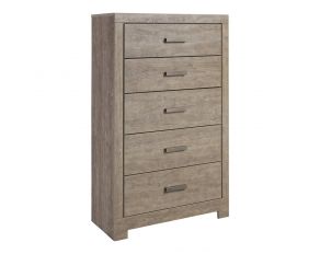 Ashley Furniture Culverbach Five Drawer Chest in Gray