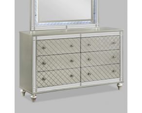 Cristian 6 Drawer Dresser in Champagne