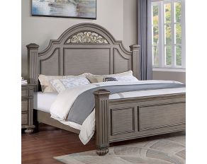 Syracuse Queen Bed in Gray