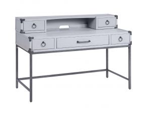 Orchest Desk with Hutch in Gray