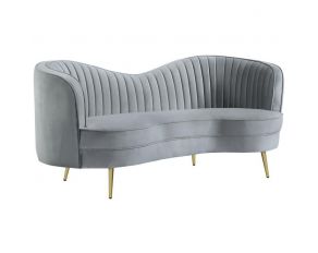 Sophia Loveseat in Grey