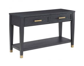 Yves Sofa Table in Rubbed Charcoal