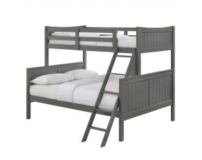 Sami Twin Over Full Bunk Bed in Grey Finish